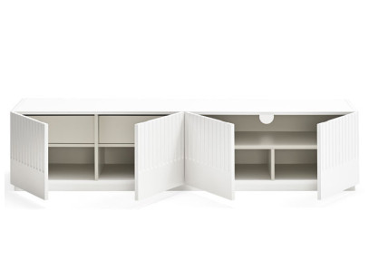 Mueble de TV blanco para salón