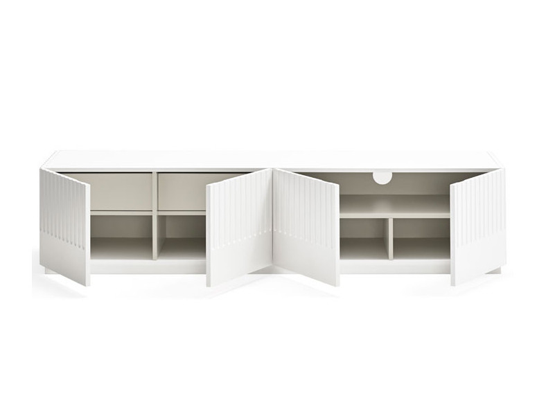 Mueble de TV blanco para salón
