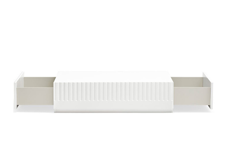Mesa de centro blanca para salón
