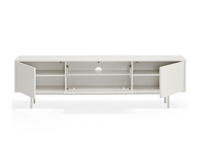 Mueble TV blanco para comedor
