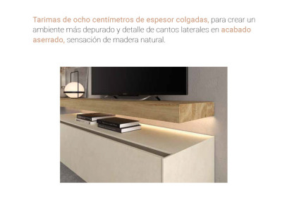 Muebles bajos tv colgados - Tienda de muebles en Valencia