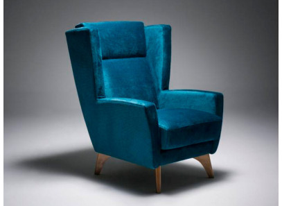 Sillón tapizado vintage