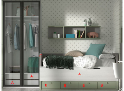 Comprar dormitorios juveniles en promoción en nuestra tienda de muebles en Madrid