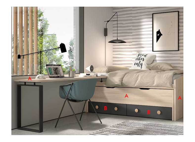 Comprar muebles juveniles para dormitorio en Móstoles (Madrid)