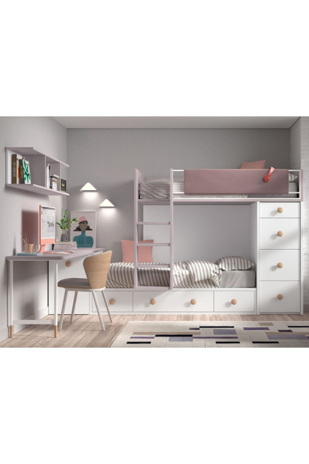 Sofá Clásico 6 modular con chaise longue
