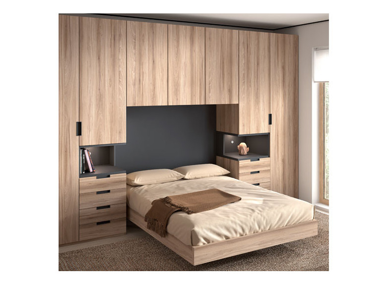 Cama juvenil para dormitorio de grandes dimensiones