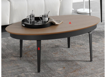 Mesa de centro industrial en tu tienda de muebles en Valencia