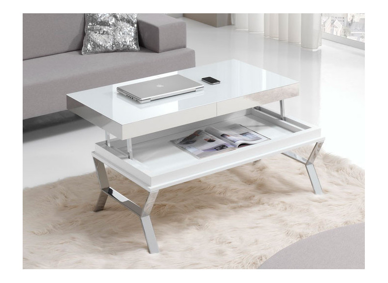 Mesas de centro elevables de cristal en nuestra tienda de muebles en Valencia
