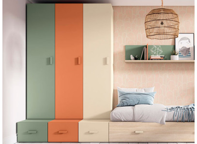 Armario Juvenil Modelo 12 en Muebles Intermobel