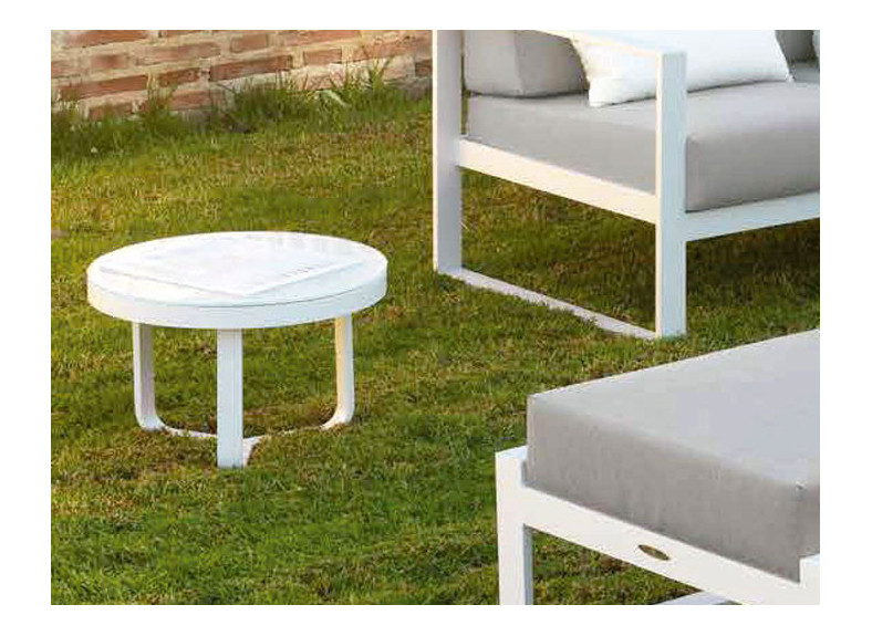 mesa auxiliar de aluminio