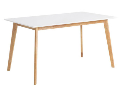 Mesa fija rectangular de estilo nórdico