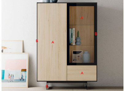 Vitrina Moderna 3 en Muebles Intermobel