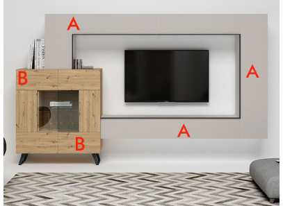 Salon Modular con Aparador en Alicante