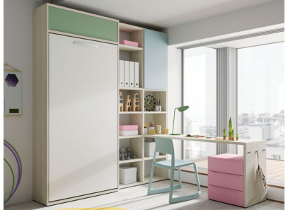 Cama Abatible Juvenil 7 en Muebles Intermobel