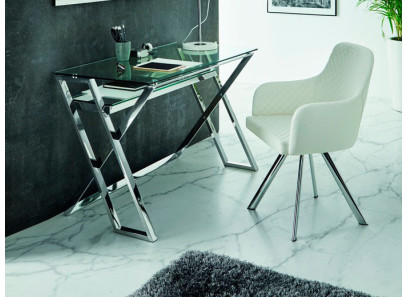 Silla giratoria de polipiel