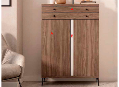 Zapatero moderno con patas en Muebles Valencia