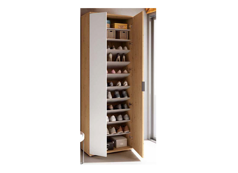 Zapatero moderno de puertas batientes