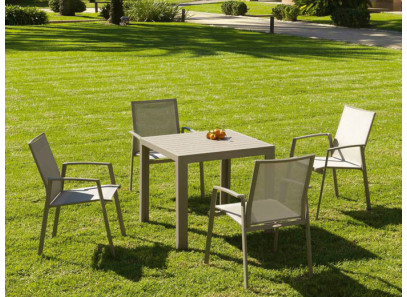 silla de aluminio