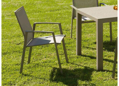 silla de aluminio