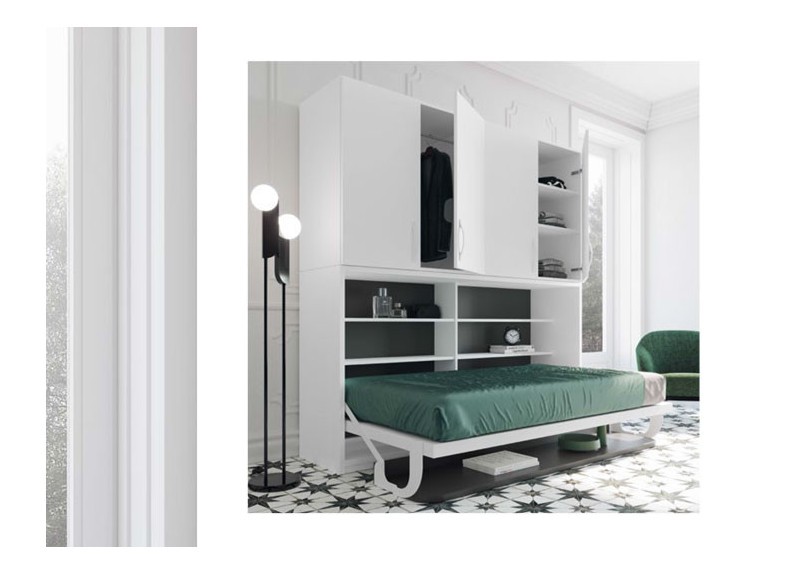 cama abatible con mesa de estudio