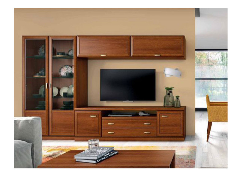 salón con vitrina clásico de Salcedo en tu tienda de muebles en Valencia