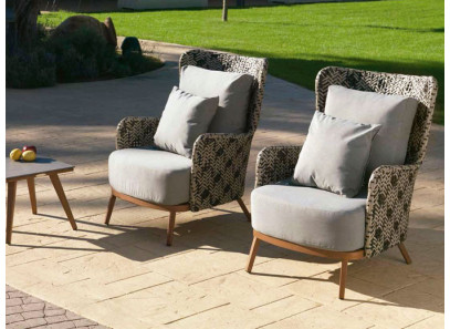 sillón de rattan