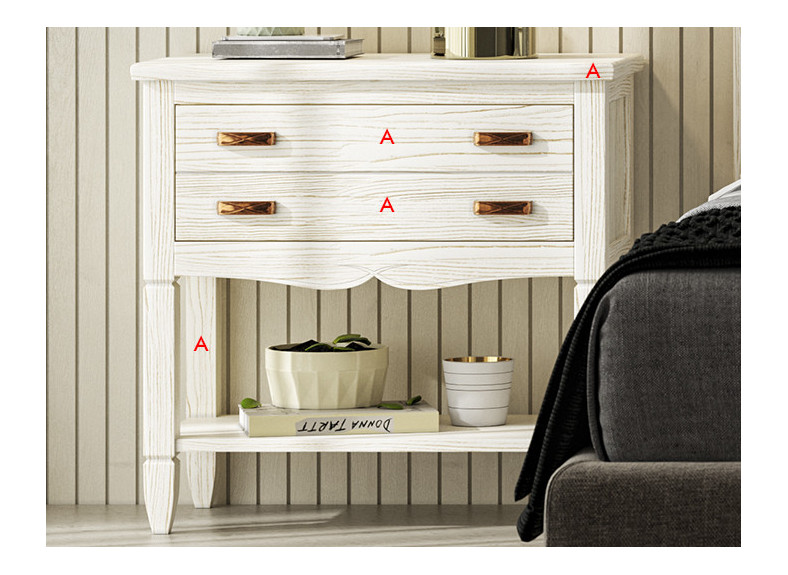 Mesita alta con dos cajones