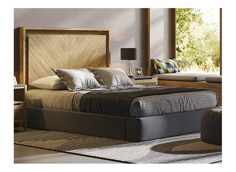 Cabecero rústico de dormitorio en Muebles Intermobel