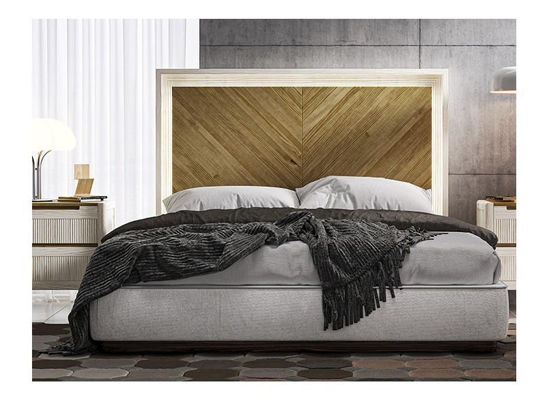 Cabecero de madera barato para dormitorio rústico