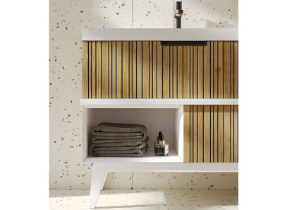 Muebles para el baño de madera baratos