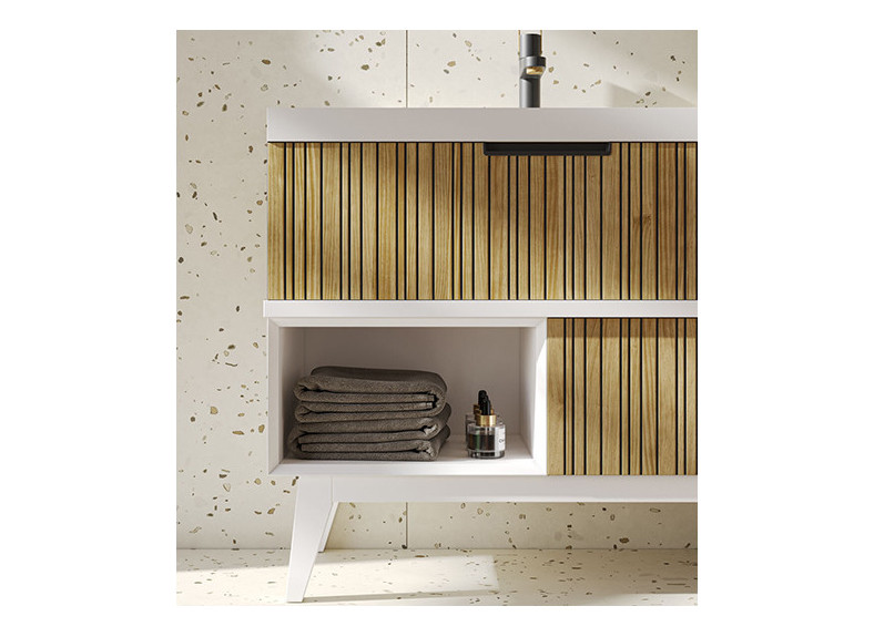 Muebles para el baño de madera baratos