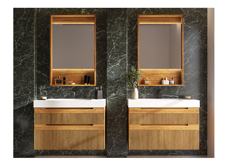 Muebles de baño rústicos en oferta en Muebles Intermobel, Valencia