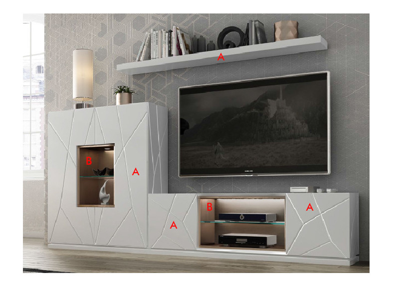 Oferta de muebles para salón de estilo moderno