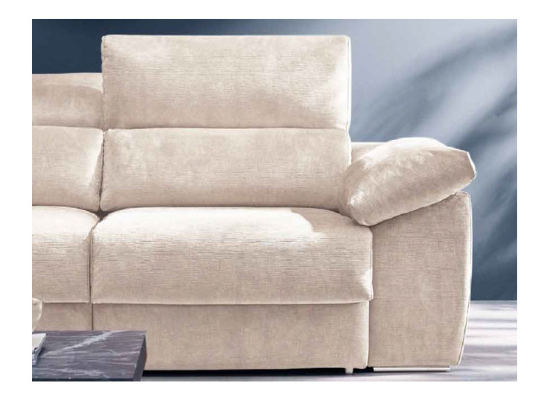 sofas chaise longue con puf