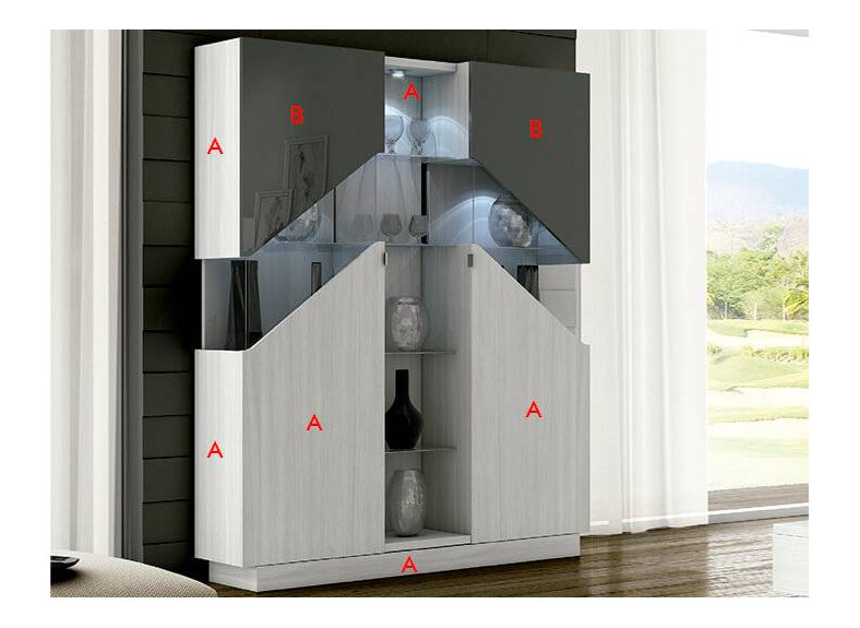 Vitrina moderna barata en tu tienda de muebles en Valencia