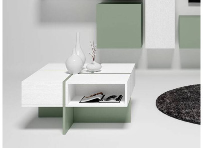 Mesa de centro con cajones y huecos en Muebles en Valencia