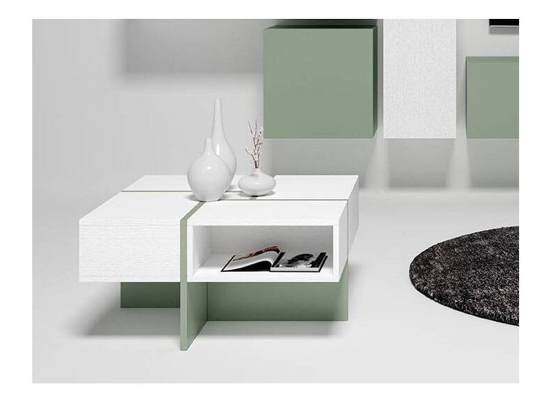 Mesa de centro cuadrada en oferta