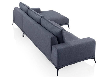 Chaiselongue con patas altas para salón o comedor