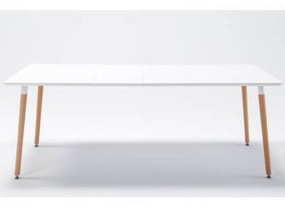 mesa de comedor blanca en Muebles Valencia