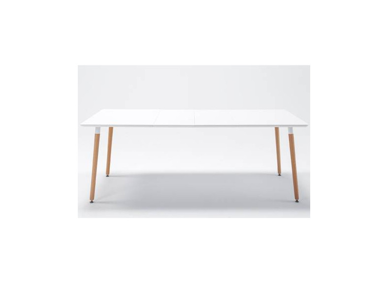 mesa blanca extensible en Muebles Madrid