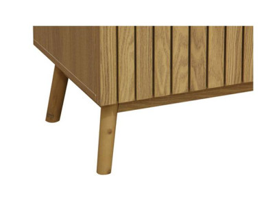 Mueble TV de madera con patas altas