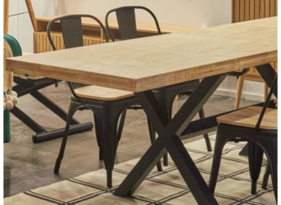 mesa patas metalicas aspa