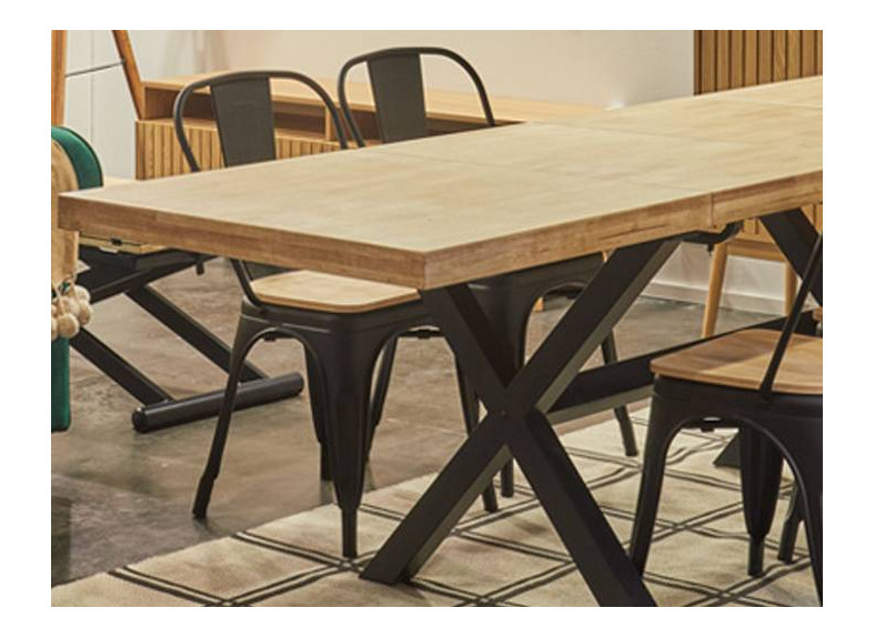mesa patas metalicas aspa