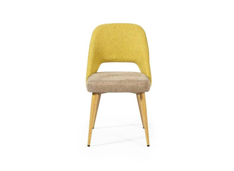 silla patas metálicas resistentes