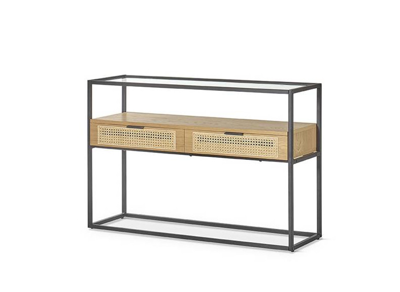 Recibidor madera con pata metal - Tienda de muebles en Alicante