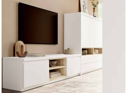 mueble de salón blanco