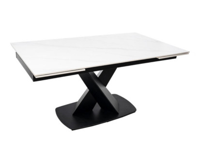 Mesa rectangular blanca elegante