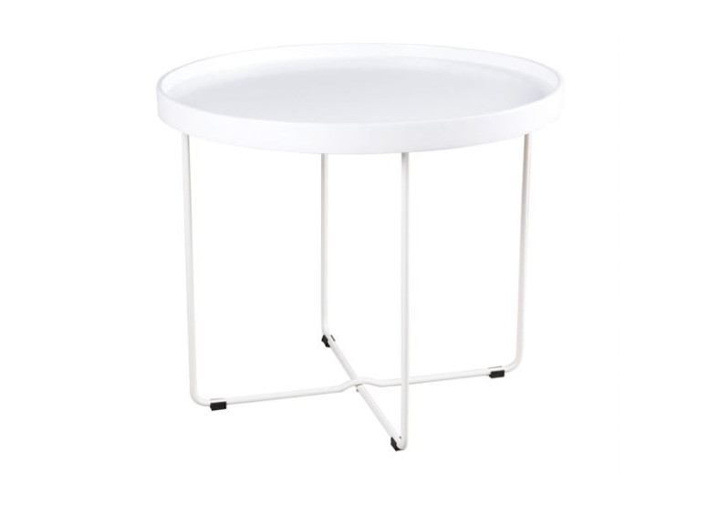 Mesa auxiliar DAVE blanca en valencia