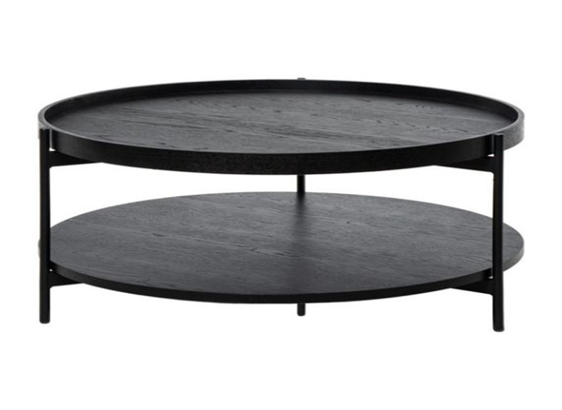 Mesa de centro negra en valencia