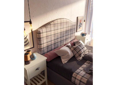 Dormitorio rústico moderno